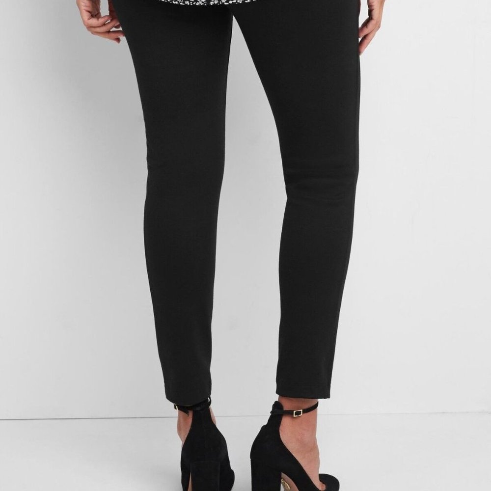 Gap Maternity Full-Panel Ponte Leggings Size M - Black- NWT